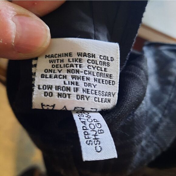 Calvin Klein Slim Fit Plaid Dress Pants Size 2 - Picture 5 of 5